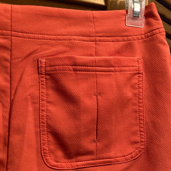 Annika Cutter and Buck Orange Golf Bermuda Shorts - Picture 11 of 12